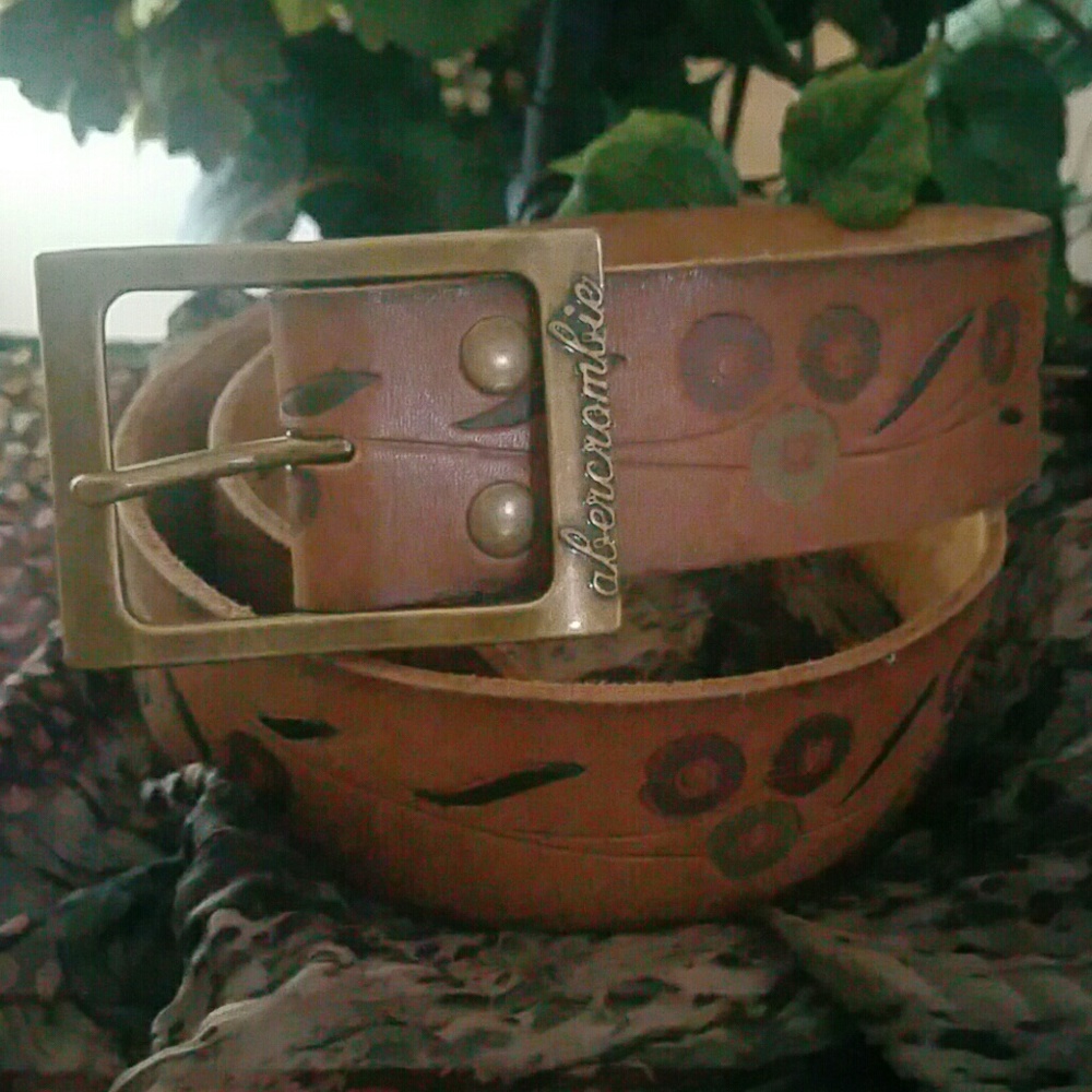 Abercrombie leather belt